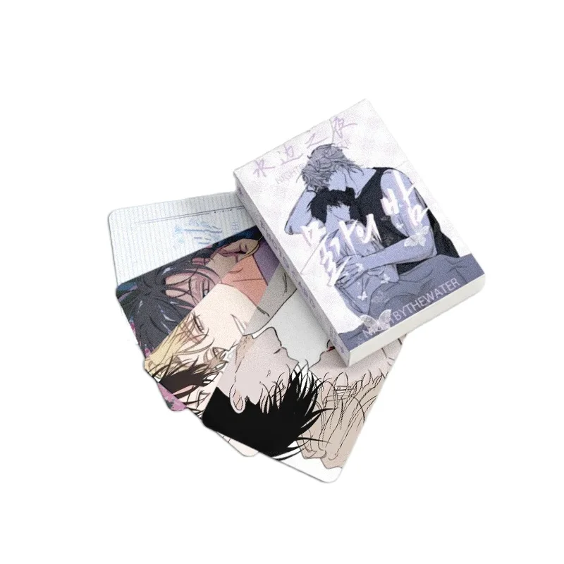 Kpop photo cards 55Pcs/Set Korean comic Low Tide in Twilight laser Lomo card Kim Euihyun Yeo Taeju cartoon mini HD photocard cosplay gift