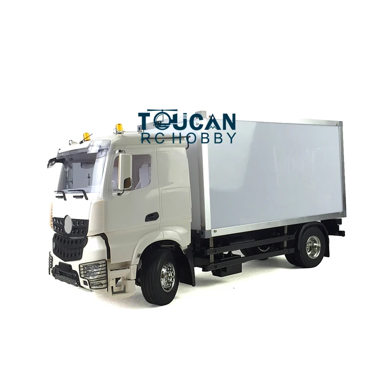 Toucan RC Hobby 1/14 RC 2Axles Delivery Truck KIT Low-roof Container DIY Tractor Model Toys W/Motor TH01070 2
