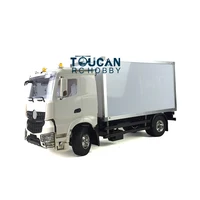 Toucan RC Hobby 1/14 RC 2Axles Delivery Truck KIT Low-roof Container DIY Tractor Model Toys W/Motor TH01070 2