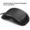 Skiing Snow Goggles Protector Case (Without Goggles)Anti-Shock Waterproof Motorcycle Eyewear Box Storage Zipper Hard Shell Bag 2