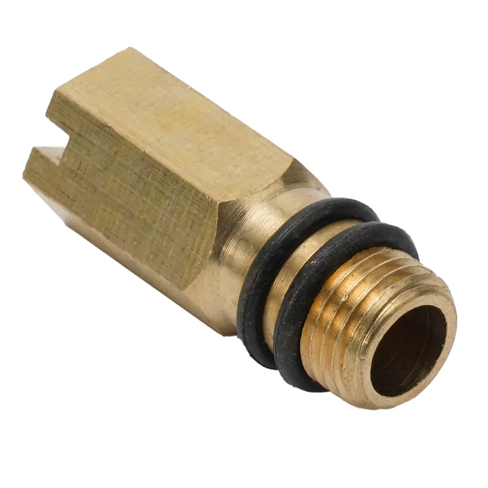 

1Pc Blanking Plug W/ Two Rubber Washers M10 Brass Spare Tools For Cold And Hot Faucet Tap Flexible Pipe End Cap Water Inlet