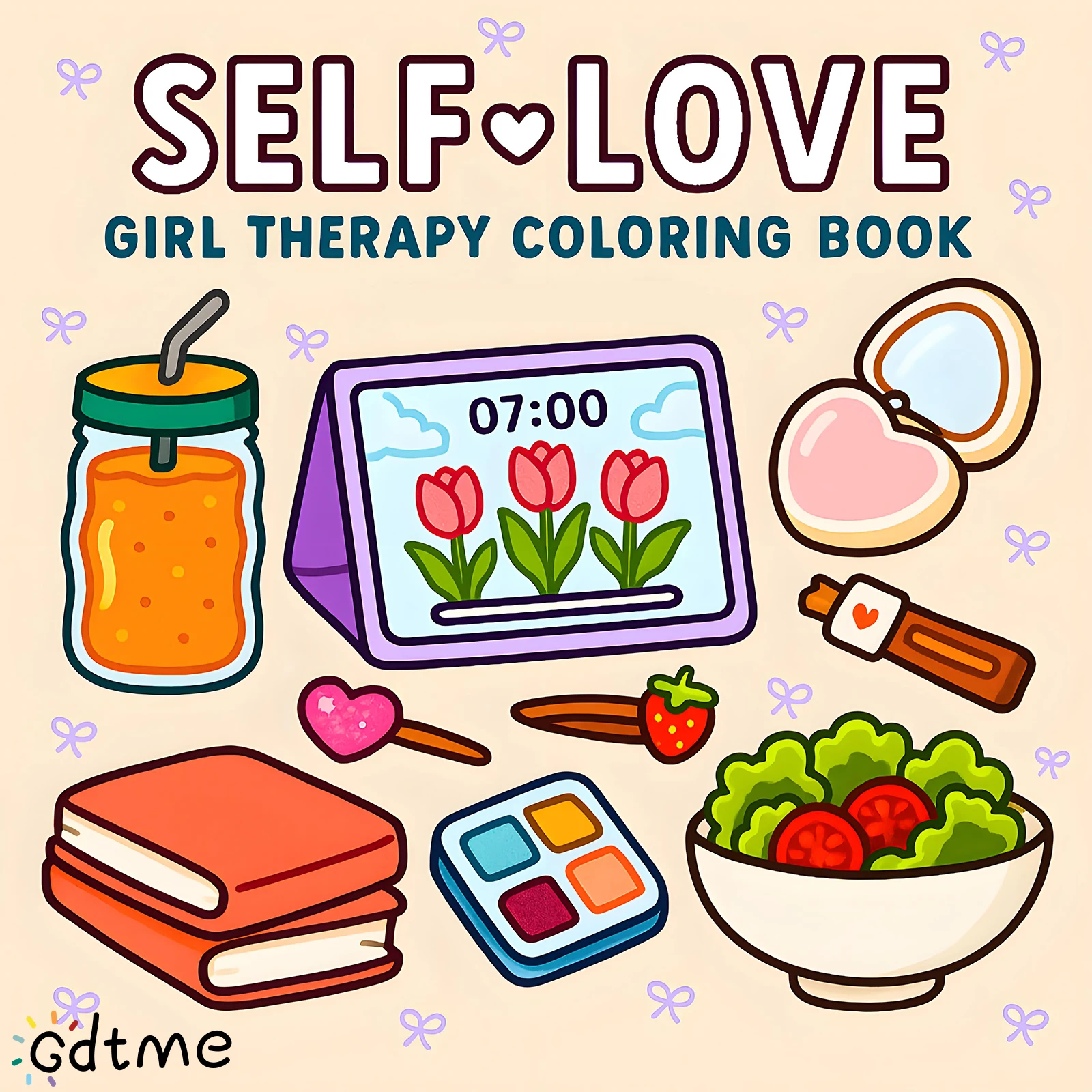 ספר צביעה עצמי למבוגרים - דוגמאות להקלה על מתח עמידות וקלות, עיצובים חמודים של חיות ופרחים, מתנת יומולדת מושלמת ﻿