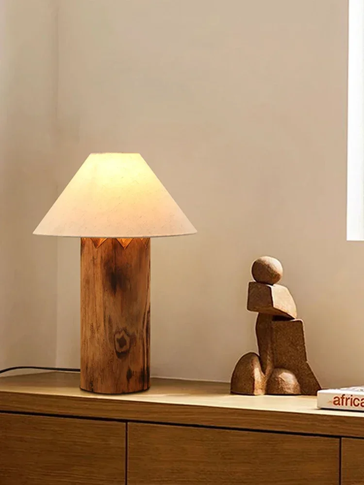 

Настольная лампа в японском стиле, тихая маленькая Высокоэффективная прикроватная лампа для спальни, мастера, гостиной, прикроватного столика