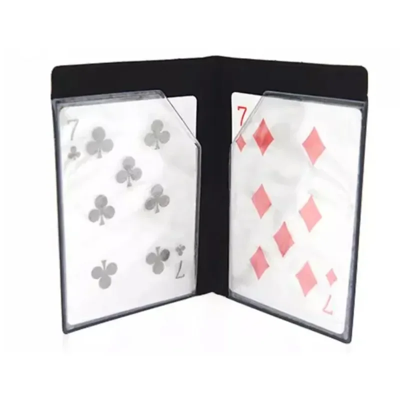 광학 지갑 카드 나타나는 마술 트릭 지갑 자석 카드로 녹는 거리 무대 닫기 마술 환상 정신주의 Magia