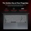 ACEMAGIC AX16Pro Gaming Laptop 16.1" IPS FHD AMD Ryzen™ 7 5700U Notebook 16GB DDR4+512GB PCI-E 53.58WH Windows 11 Computer 3