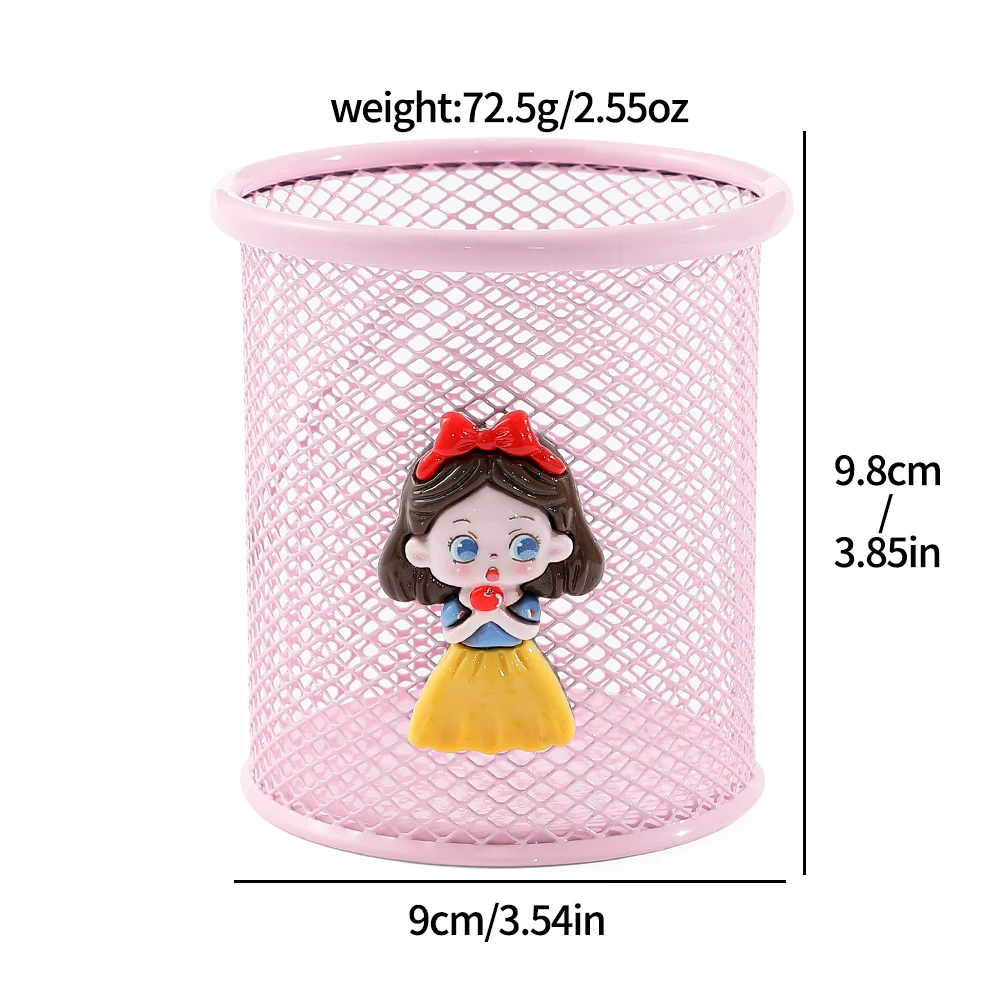 Cartoon Disney Princess Pencil Case Makeup Case Pen Holder Storage Box