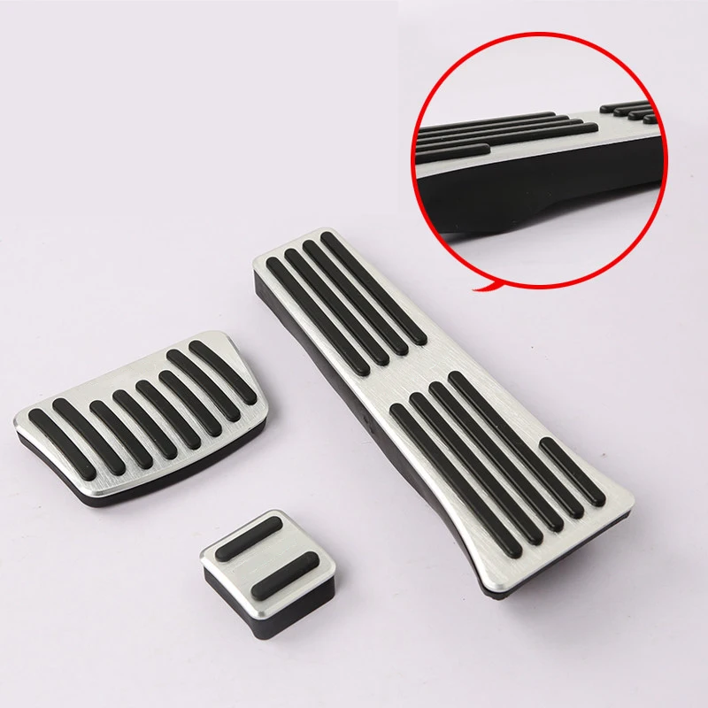 Car Pedals Non-Drilling Accelerator Gas Fuel Brake Clutch Foot Pedal Cover Case for Hyundai Tucson 2015- Accessories Pedal Cover
