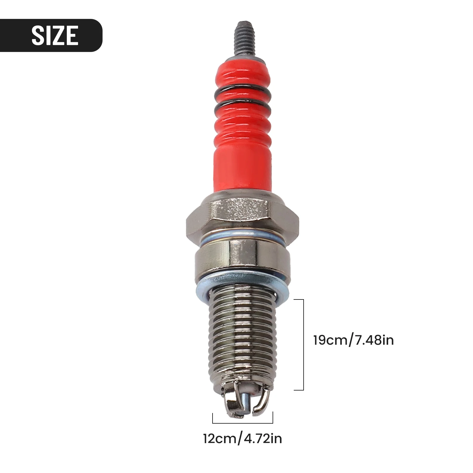 

Durable High Quality New Spark Plug Scooter Adapter Tool 76mm For CG125 CF250 CH250 For D8TC 125cc 150cc 200cc