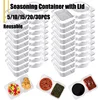 Layered Seasoning Container Reusable Snack Container With Lid Used For Snacks Dipping Sauces Takeout Travel And Outdoor Camping 1