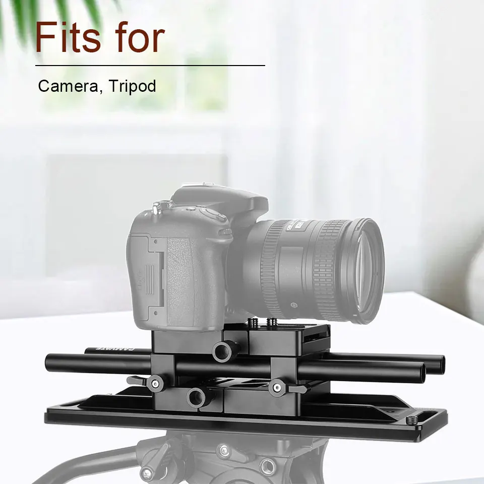 Baseplate, 15 milímetros Estúdio Varas para DSLR