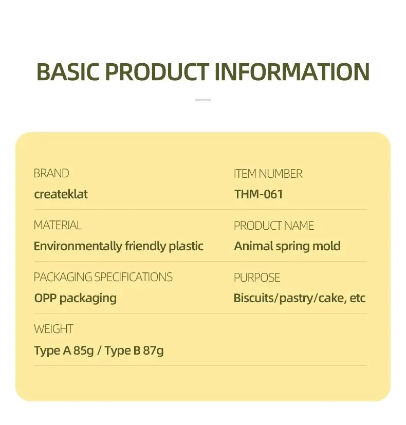 Description Picture 3 of itemOversea Hot Sales 4Pcs Animal Shape Cookies Cutter Mold Fruit Biscuit Mold Fondant Tool For Children DIY Baking