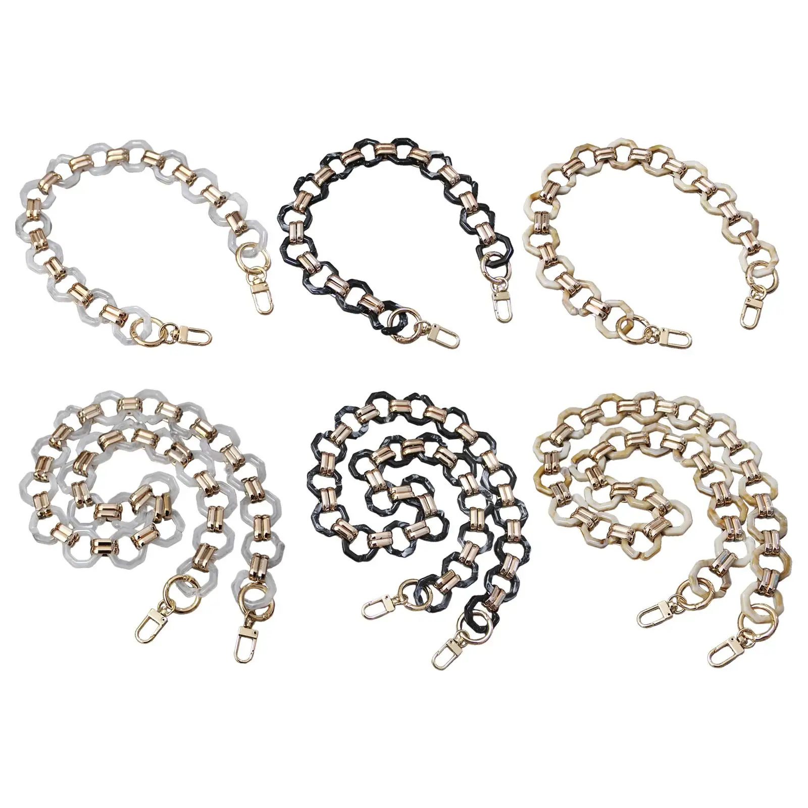 Detachable Replacement Chain With Buckles Bag Making Diy For Handbag