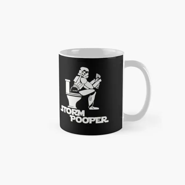 

Классическая кружка Storm Pooper с рисунком, дизайнерская чашка для чая, подарки, простая круглая ручка для кофе, посуда для напитков, фото