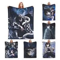 Serpent Hashira Obanai Iguro Fleece Blanket Anime Demon Slayer Funny Throw Blanket for Home 150*125cm Rug Piece 1