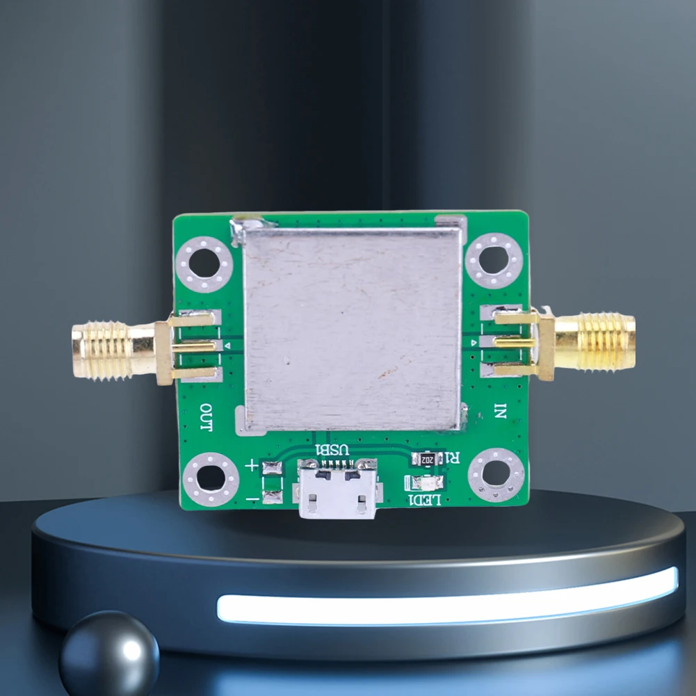 LNA RF 전력 증폭기, USB 전원 공급 포트 및 SMA 케이블, 이득 20DB, 저잡음 RF 증폭기, 50M-6GHz