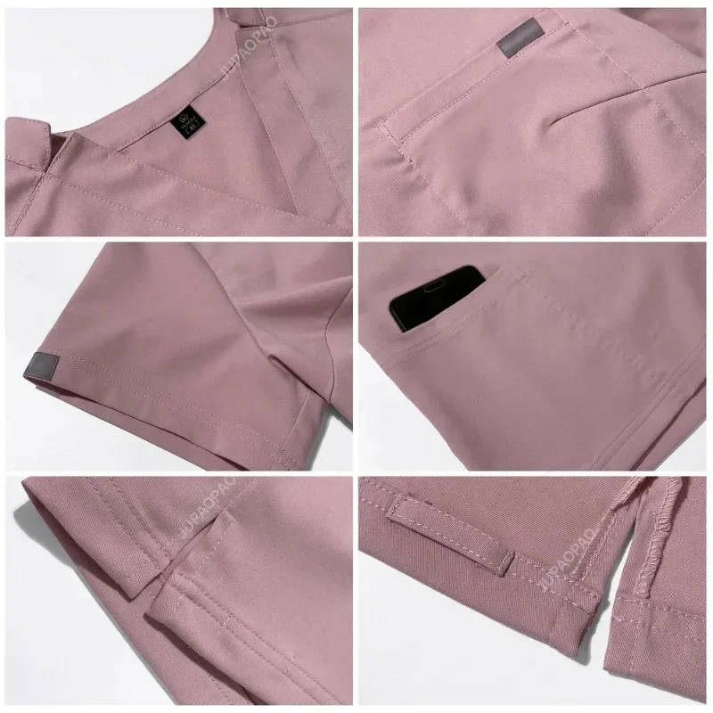 Unisex Medical Uniforms Clinical Uniform Men Nursing Clothes Doctor Costume Nurse Scrub Sets Dentist Workwear Include Tops pants medical uniform