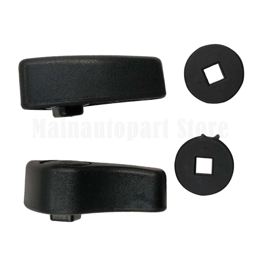 HUAKU Paar Auto Grijze Stoel Aanpassing Handvat Aanpassing Pull Hendel Pull Rechts Links Grijze Hand Richter Fit for Renault Fit for Clio MK2 Fit for Twingo MK1