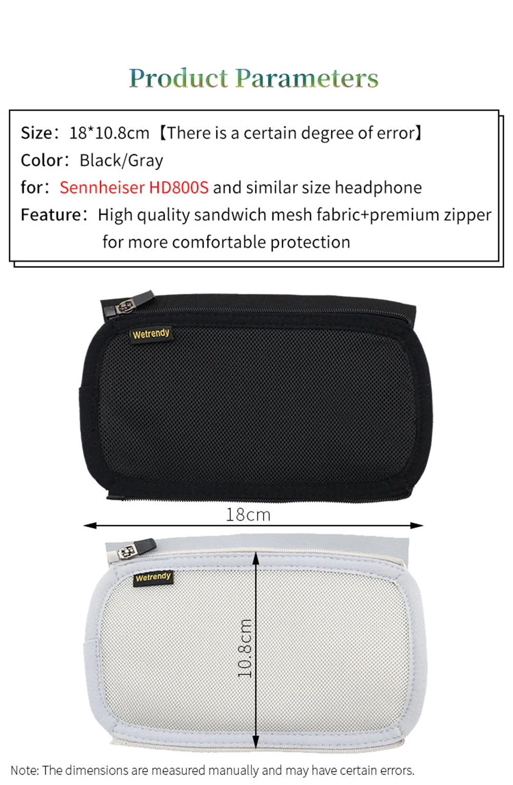 Headphone Head Beam Cover for Sennheiser HD800S Earphone Protective Case HD800S Headset Headbeam Sleeve