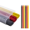16pcs/Box Black Yellow Red 2.8mm Woodworking Automatic Pencil Replaceable Lead Mechanical Pencil Marking Architectural Accessory 2