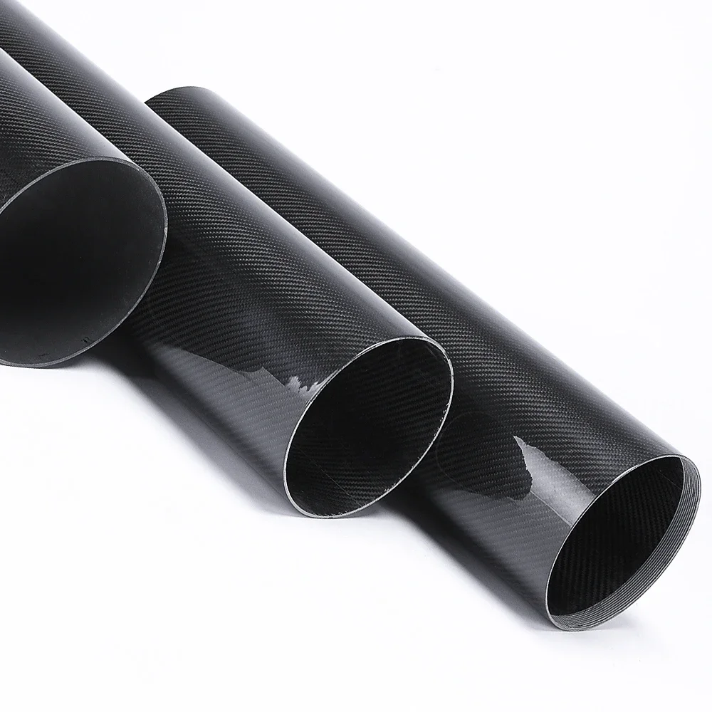 3k Carbon Fiber Tube, Twill Shining, Length:500mm, Wall Thickness: 1mm,Calibre: 5mm-35mm  RC Airplane Models Accessories. 5