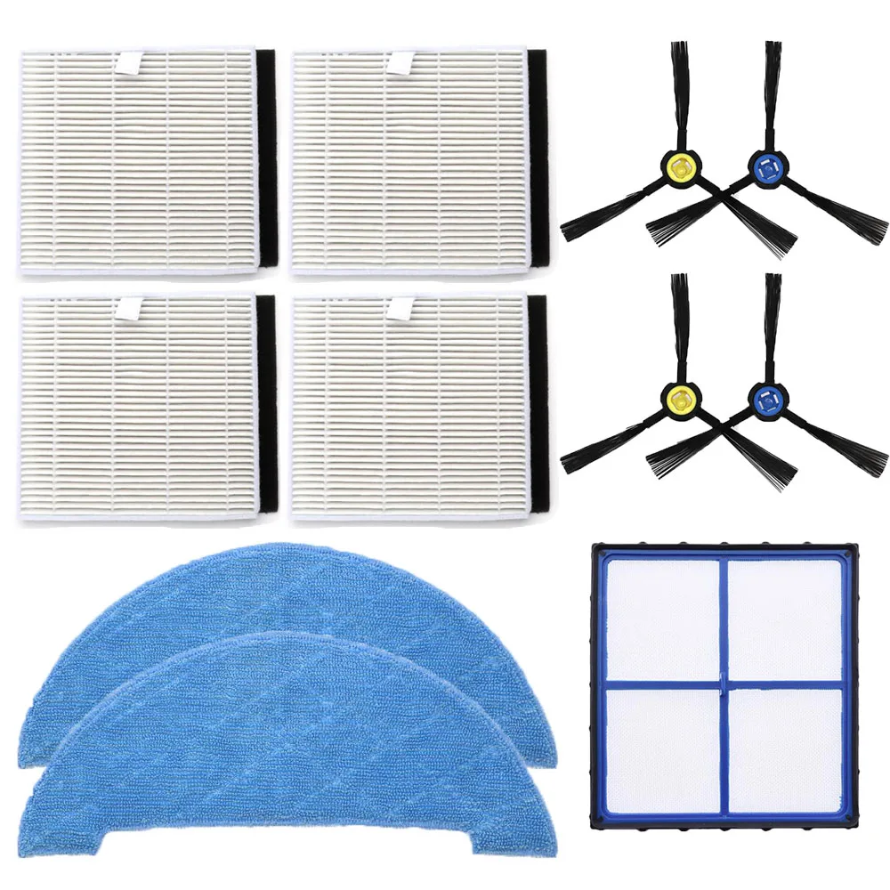 Compatible with iLifeiLife V8 Plus V8s X750 X800 X785 V80 Max Robot Vacuum Side Brush Primary Filter Mop Spare Replacement Parts