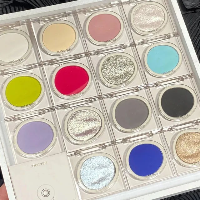 Joocyee Monochrome Eyeshadow Matte Chameleon Powder Smoked Sparkling Pearlescent Shining Sheet Metallic Personality Green