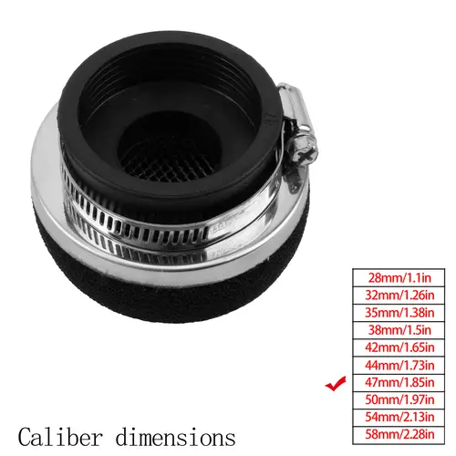 Motorcycle Air Filter Cleaner Air Filter 2 Stroke Engine Dirt Pit Bike Scooter 28/32/35/38/42/45/50/54/58MM Moto Parts - Image 24