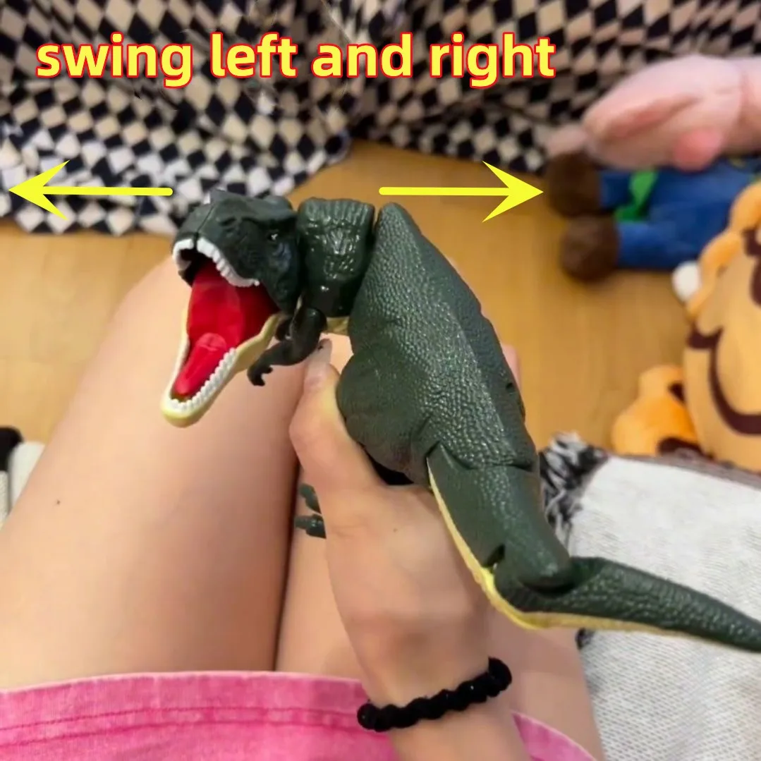 

Kids Decompression Dinosaur Toy Creative Hand-operated Telescopic Spring Swing Dinosaur Fidget Toys for Boys Girls Xmas Gift