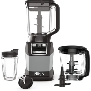 Ninja Blender, Compact Kitchen System, 1200W, 3 Functions for Smoothies,Dough&Frozen Drinks with Auto-IQ, 72-oz.* Blende Pitcher 1