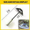 All-Steel Hardened Hollow Hoe Handheld Weeding Rake Planting Vegetables Farm Garden Agriculture Weeding Tool Dropshipping 3