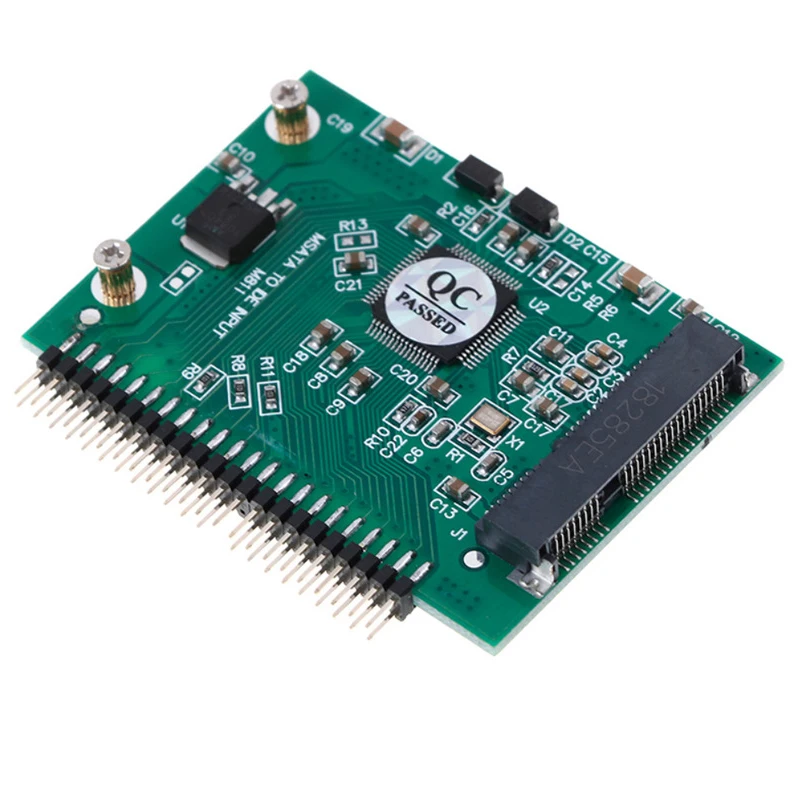MINI PCI-E MSATA SSD 44Pin Solid State Disk to 1.8inch 3.3V IDE / 2.5inch 5V IDE Adapter Card mSATA to Converter Riser Board Hard Drive Adapter SSD Adapter