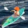 HC 810 RTR 2.4G RC Boat Colorful Paddle Remote Control Rowing LED Lights 360 Driving Dual Modes Waterproof Ship Vehicles Toys 2