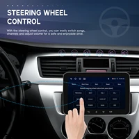 Lecteur multimédia automobile Android Podofo 7 pouces 4+64G 1 Din, CarPlay sans fil, Android Auto, système intelligent pour voiture, navigation GPS, WiFi, BT, autoradio stéréo FM RDS EQ 7