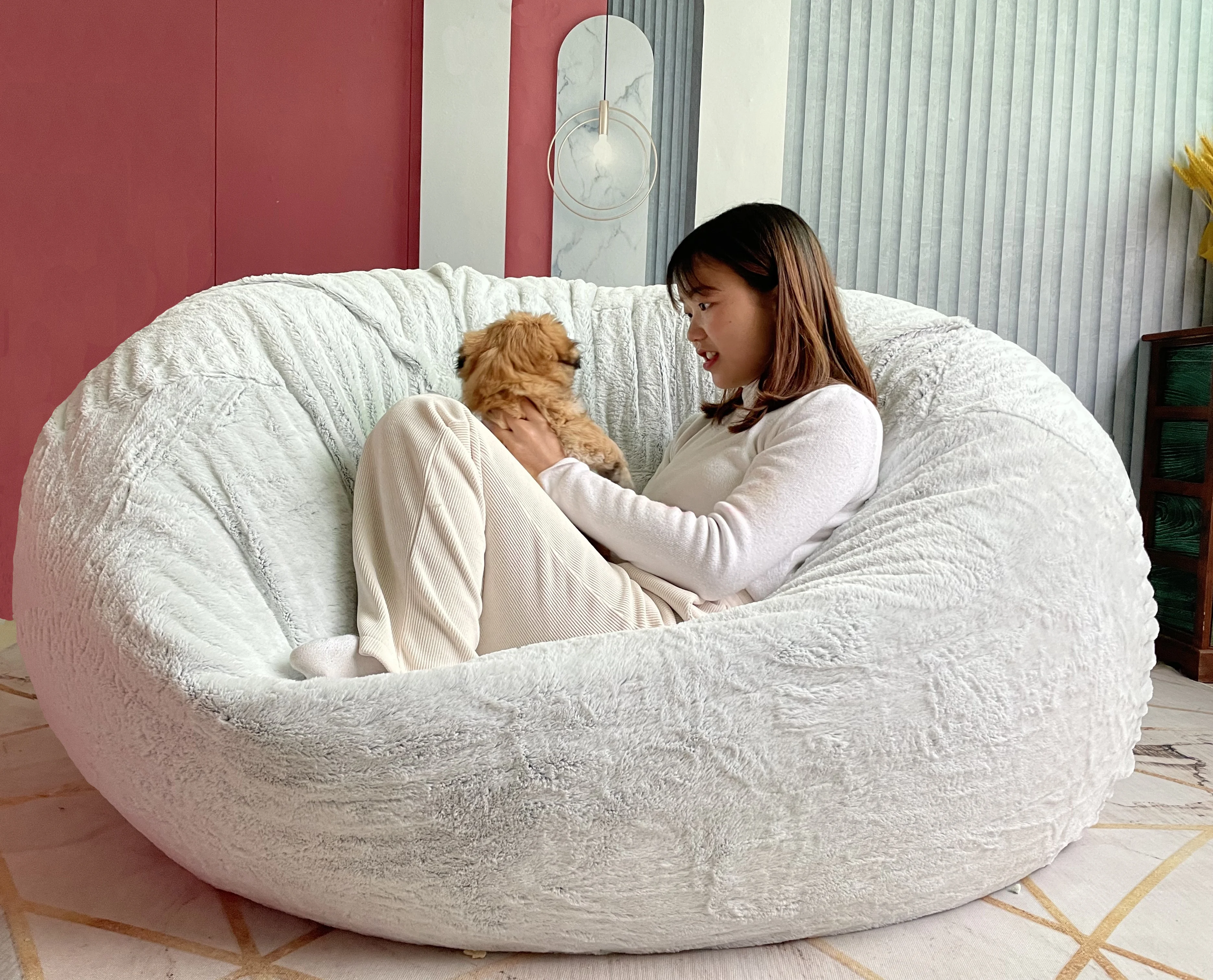 New Big Xxl Bean Bag Sofa Bed Pouf