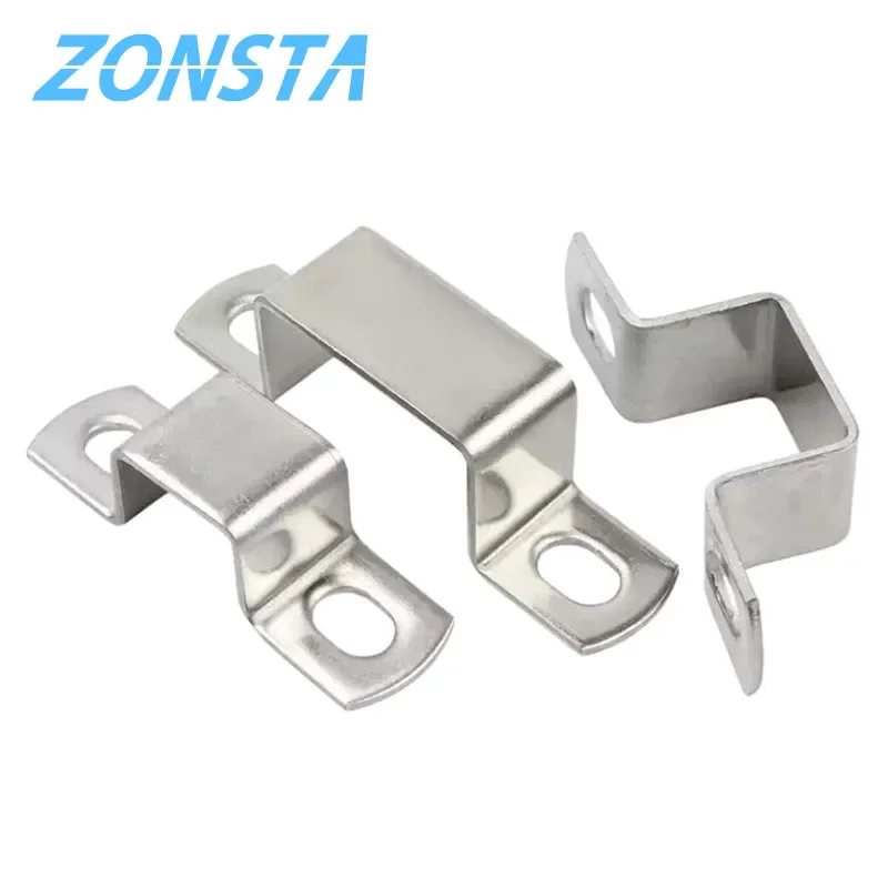 Thickened 304 Stainless Steel Horseback Tube Saddle Clip Buckle Throat Hoop Ohm Tube Card