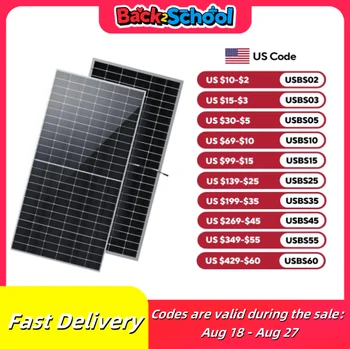 Renogy Bifacial 2pcs 450W/550W Solar Panels 12/24 Volt 1