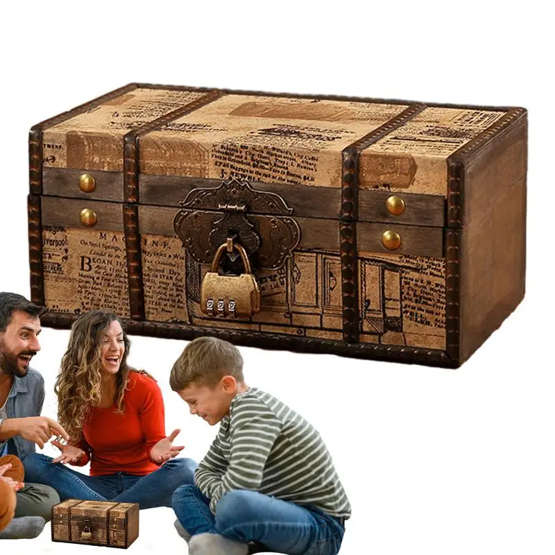 

Wooden Keepsake Box Antique Box For Jewelry Wooden Vintage Treasure Box Decorative Keepsake And Jewelry Box Trinket Storage