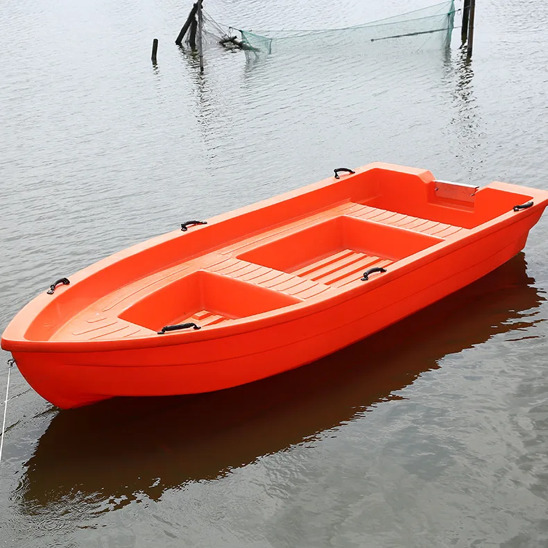 3.2m Portable Folding Boat Luya Fishing Boat 2/4/6 Person High Speed Hard  Bottom Assault Boat