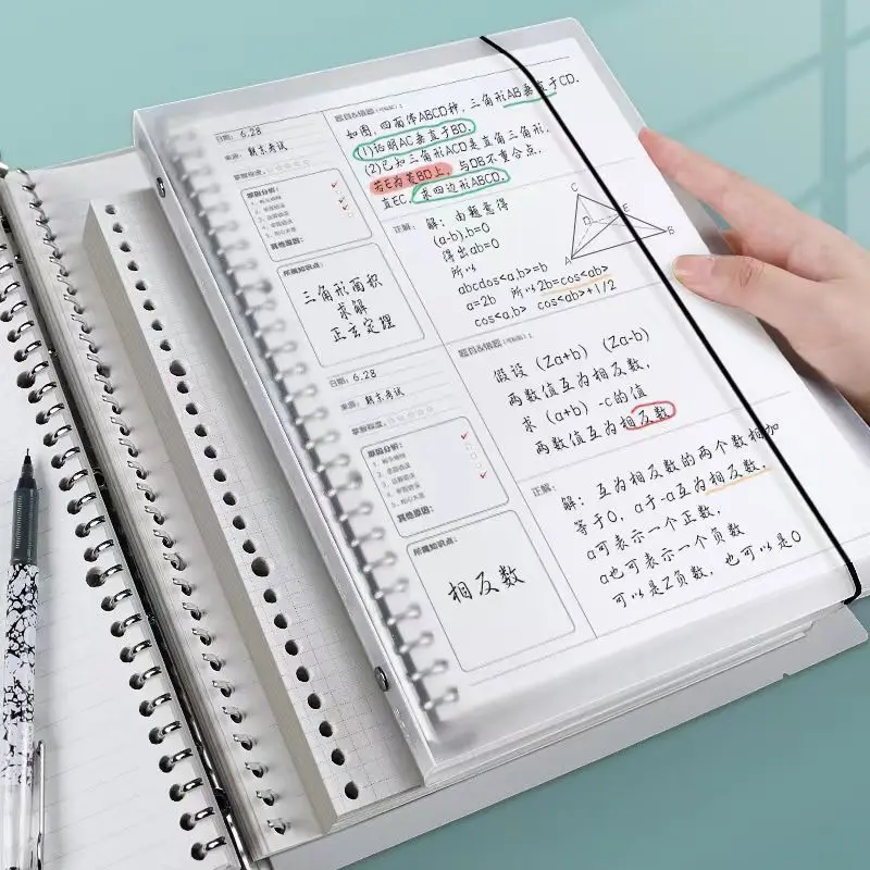 60Sheet Replaceable Refill Loose Leaf Notebook A4 A5 B5 Spiral Binder Paper Index Writing Book Stationery Office School Supplies - 2
