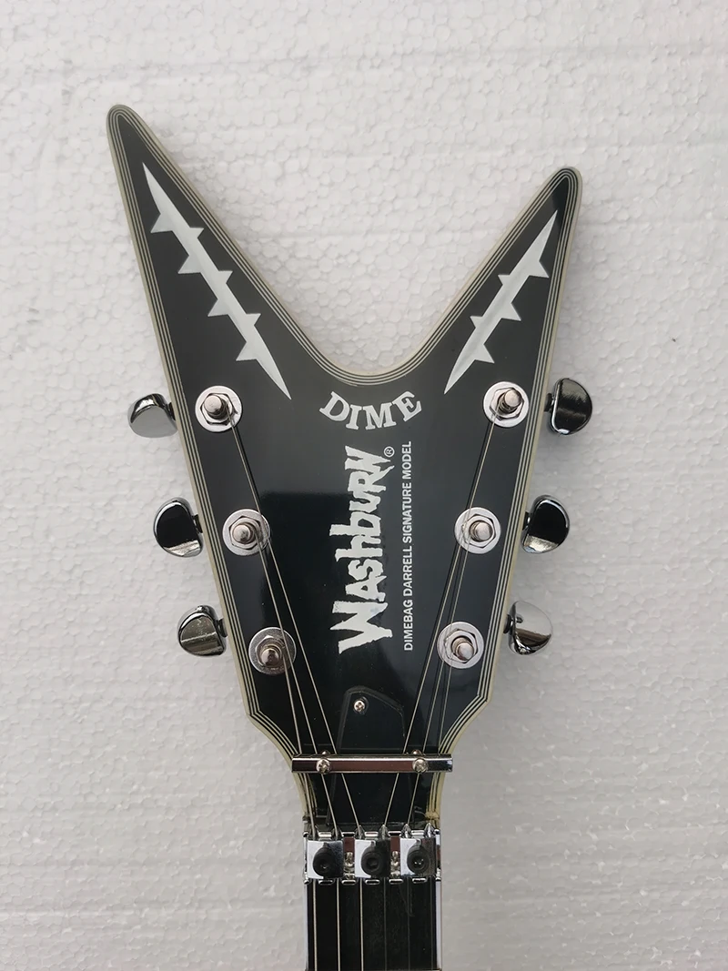 Mirror shaped electric guitar,can be replaced according to