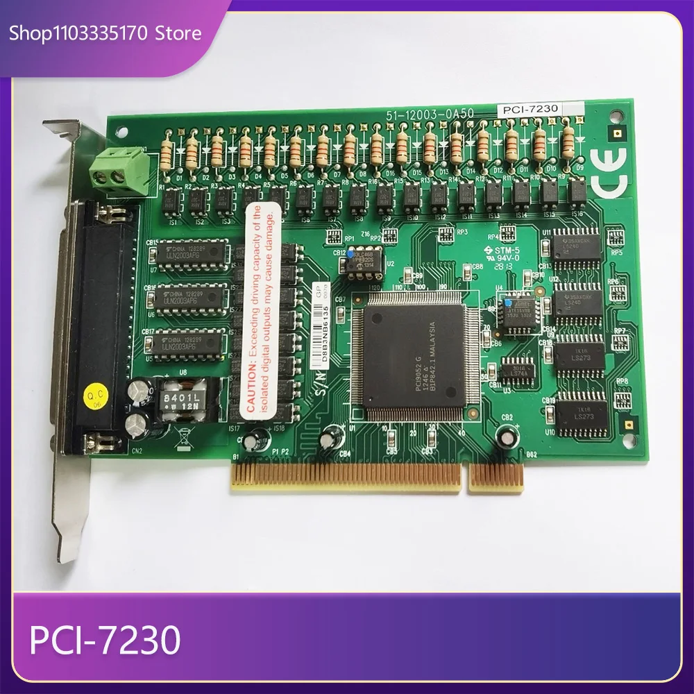 For ADLINK PCI-7230 Optical Isolation I/O Switch Card 2 For ADLINK PCI 7230 Optical Isolation I O Switch Card