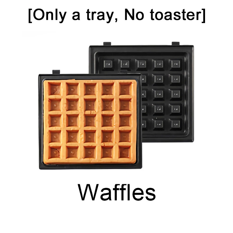 Waffle Grill Accessories Waffler grill sandwich grill waffle baking ovenware Octopus balls plate Takoyaki Crab Fish pan Talyaki