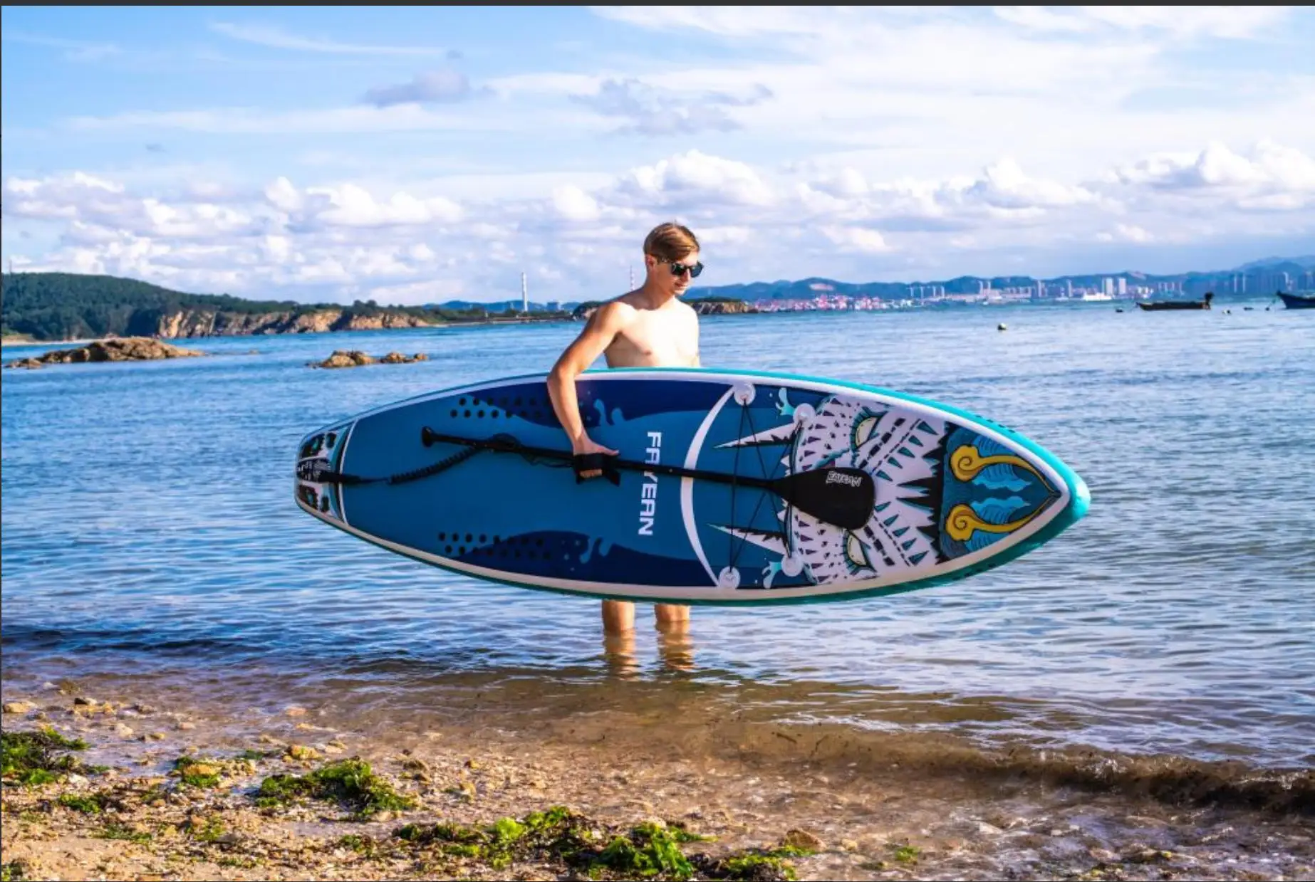 Tavola da Stand Up Paddle (SUP) per Surf, Tavola da Surf Elettrica in Epoxy - immagine 2