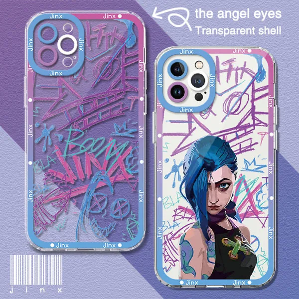 CASETiFY Jinx Graffiti Case / iPhone15用 Graffiti Logo Jinxs Phone Case For iPhone 16 15 14 13 12 11