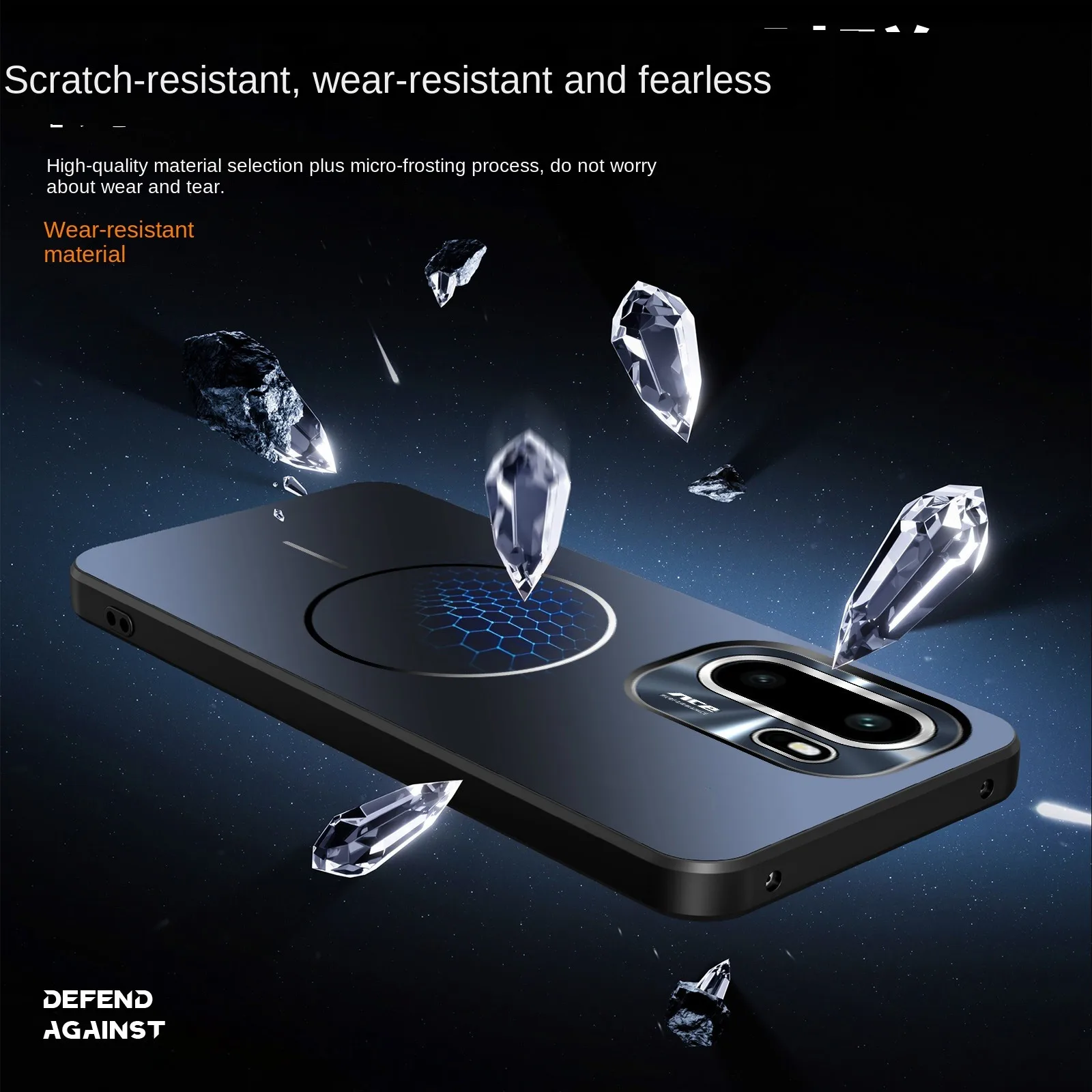 Colorful Magnetic Full-Lens Protective Scratch-Resistant Phone Case