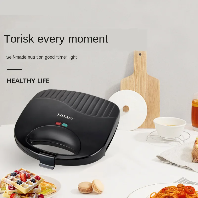 Eurogauge Pancake Waffle breakfast maker Griddle Commercial mini electric pancake stall cake baking machine 3