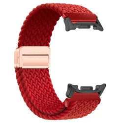 Braided Nylon Magnetic Buckle Colorful Sport Strap - galaxy ultra7 (RB)