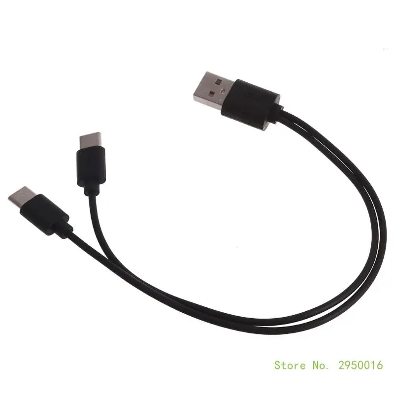 Universal Multi-Device Fast Charging Cable with Multiple USB-C Ports