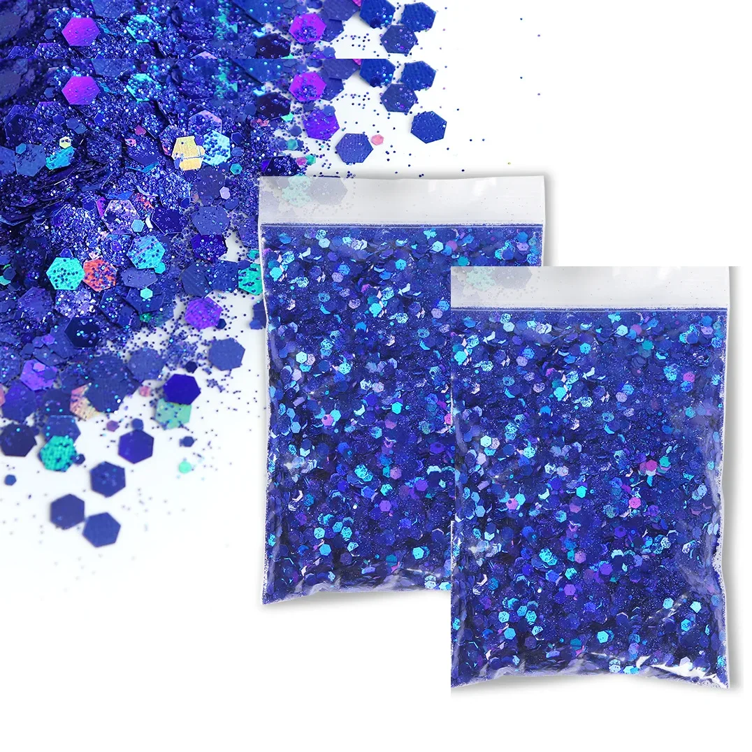 Holographic Iridescent Chunky Glitter Flakes