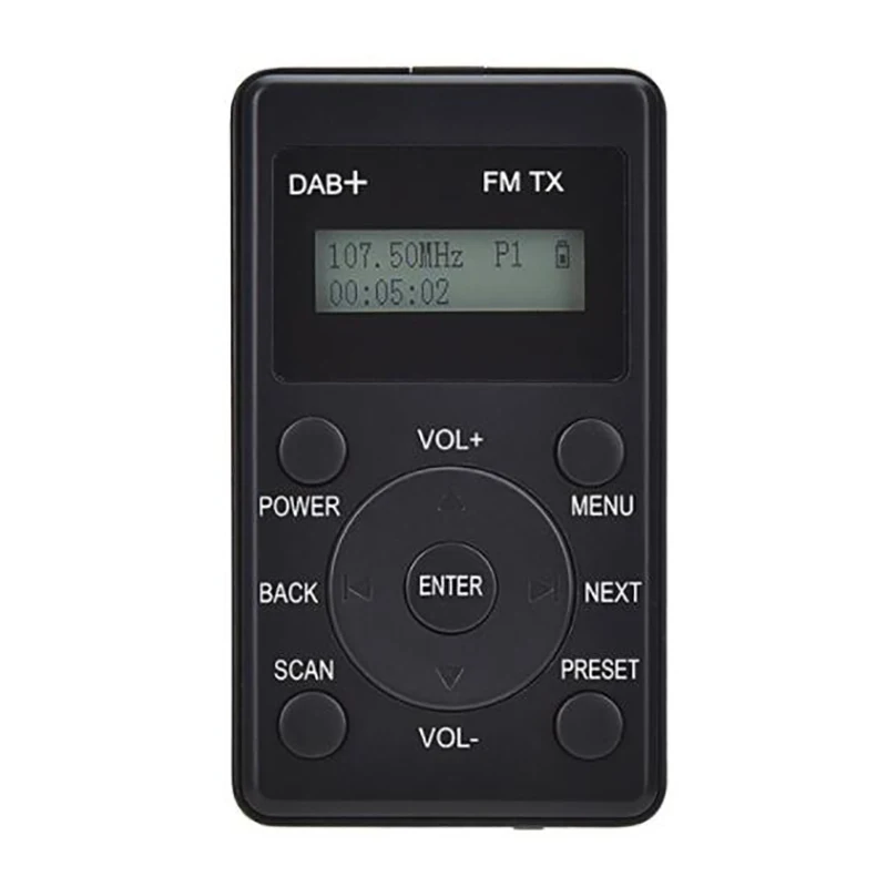 Портативный мини-приемник DAB для автомобиля и FM-передатчик Плюс Цифровое Радио